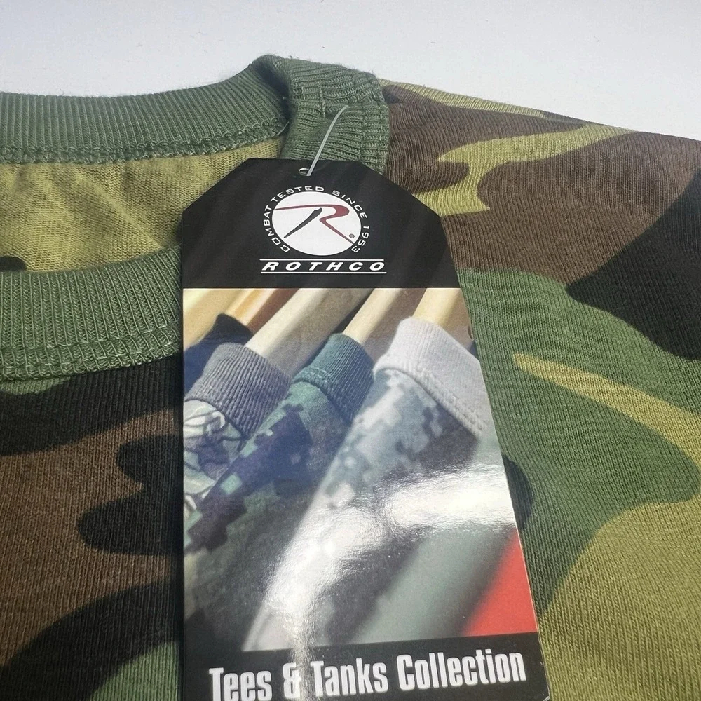 Rothco Men M Camo Short Sleeve Tactical Military‎ T-Shirt - Picture 4 of 8